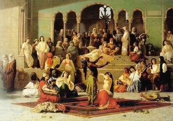 unknow artist Arab or Arabic people and life. Orientalism oil paintings  259 France oil painting art
